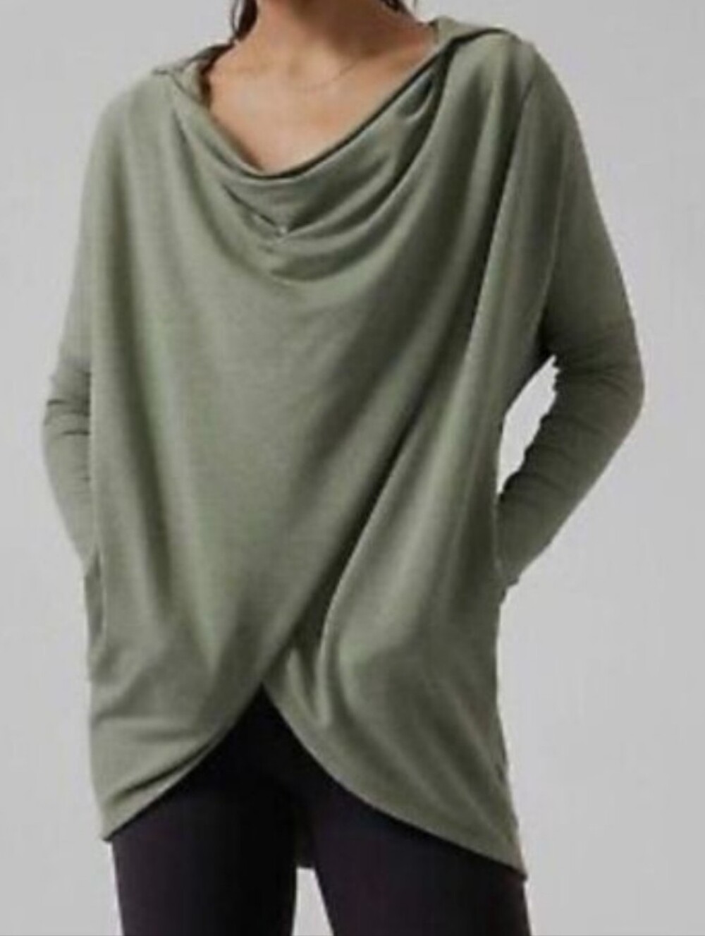 NWT! Athleta "Purana Wrap Sweatshirt"